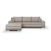 Image de Canapé d’angle INDIAN convertible réversible beige 289 cm + coffre