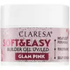 Image de Claresa, Vernis à ongles, Builder Gel Soft and Easy Glam Pink 12g