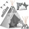 Image de Tente Tipi pour Enfants avec Guirlande et Lumières
