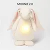 Image de Moonie Lapin en peluche qui fredonne avec veilleuse - Powder 2.0 (10.50 cm)