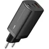 Image de iBox C-65 PD65W UNIVERSAL CHARGER GaN US (65 W, 3 ports), Chargeur USB, Noir