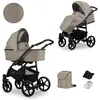 Image de Kunert, Poussette, Poussette Combinée 2-en-1 Mata Black Mocca (0 Mois - 4 Années)