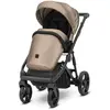 Image de Kunert, Poussette, ARIZO 2in1 Öko-Leder Kinderwagen in Braun/Cappucino, Tragetasche und Zubehör