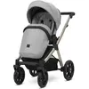 Image de Kunert, Poussette, BRAV 2in1 Kinderwagen in Grau mit Champagner Rahmen und Gelrädern