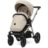 Image de Kunert, Poussette, BRAV 2in1 Kinderwagen in Braun mit Champagner Rahmen und Gelrädern für Komfort und Stil