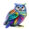 Image de Puzzle bois - wooden city - hibou m (150 pcs)