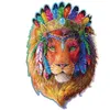 Image de Puzzle bois - wooden city - lion mystic l (250 pcs)
