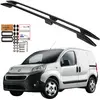 Image de Barres de toit FIAT Qubo Fiorino CITROEN Nemo PEUGEOT BIPPER 0824 NOIR