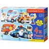 Image de Castorland Rescue Services, 4x puzzle (4+5+6+7)pièce (4 pièces)