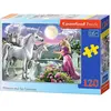 Image de Castorland Princesse et ses licornes,Puzzle 120 pièces (120 pièces)