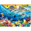 Image de Puzzle 180 pièces : Dauphins sous les tropiques Castorland