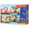 Image de Castorland Puzzle x 4 Niedliche Tierumrisse (4 pièces)
