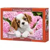 Image de Castorland Pup in pink flowers 500 pcs Jeu de puzzle 500 pièce(s) Fauna (500 pièces)