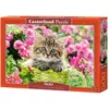 Image de Castorland Kitten in Flower Garden,Puzzle 500 pièces (500 pièces)