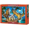 Image de Castorland B-53322 B-53322-Owl Family Puzzle 500 pièces, Multicolore, 35 x 25 x 5 cm (500 pièces)