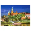 Image de Puzzle 1000 Pièces : Pologne, Cracovie : Château Wawel la Nuit, Castorland