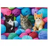 Image de Puzzle 1000 pièces Castorland - Chatons dans un magasin de laine