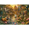 Image de Puzzle 1000 pièces : Tigres Paradis Castorland