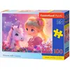 Image de Castorland Puzzle 100 Prinzessin mit Einhorn (100 pièces)