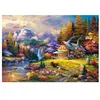 Image de Puzzle 1500 Pièces : Cottage Mountain Hideaway, Castorland