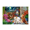 Image de Puzzle 1500 pièces Castorland - Chatons sur le toit