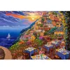 Image de Puzzle 1500 pièces : Soirée Romantique Positano Castorland