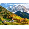 Image de Puzzle 2000 pièces : Église St. Madeleine, Dolomites Castorland