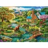 Image de Puzzle 2000 pièces : Maison Idyllique avec des Chevaux Castorland