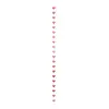 Image de Partydeco Garland Hearts, or rose, 3,5 m (1 pkt / 1 pc.) (1 pcs)