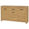 Image de HAVANNA Buffet bas classique decor chene vieilli - L 161 cm