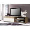 Image de Meuble TV PILVI Style contemporain Particules mélaminé Décor Chene et 1 Abattant 2