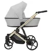 Image de Poussette Arizo Premium 03 gris- Cadre Gold