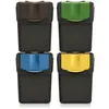 Image de Ensemble de 4 poubelles de tri Keden SORTI BOX 4x20l - noir recyclage