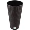 Image de Pot de fleurs avec insert Prosperplast Rato Tubus DRTUS300 imitation rotin umbra