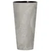 Image de Pot de fleurs avec insert Tubus Slim Beton DTUS300B-422U - couleur et motif imitant le béton