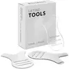 Image de Faux cils, Lifting Combs 3 Pieces Eyelash Lifting Tools Y Shape Lash Lift Brush (Applicateur de cils)