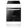 Image de Cuisinière vitrocéramique 4 feux 6000w blanc Fagor FACV103B-1