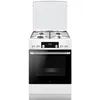 Image de Cuisinière mixte 77l 4 feux blanc Amica ACM7005RB