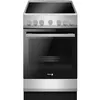 Image de Fagor FACV203S - Cuisinière - pose libre - largeur : 50 cm - profondeur : 60 cm - hauteur : 85 cm - avec système auto-nettoyant - argent