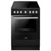 Image de Cuisinière vitrocéramique 62l 4 feux noir mat Fagor FACV203N