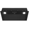 Image de Hotte Decorative Murale Amica OMC6241B 1161231 91W 182m³/h 3 Vitesses Recirculation Acier Inoxydable Noir