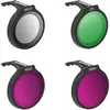 Image de Sunnylife set of four filters for DJI Neo MCUV+CPL+ND32+ND64 (Filtres pour drone, DJI Neo), Drone : accessoires, Transparent