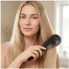 Image de Glov, Brosse + peigne, Brosse à cheveux Wet Brush GLOV Arc Five, noire