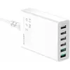 Image de BlitzWolf BW-S15 (60 W, 6 ports), Chargeur USB, Argent, Blanc