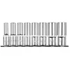 Image de Neo, Clé dynamométrique, Jeu de douilles 1/2 pouce multi-dents, longueur 10-24 mm, 8 pièces (08-650) (1/2")
