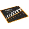 Image de Neo, Clé dynamométrique, Jeu de clés plates 6-22mm 8 pcs (09-851)