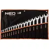 Image de Neo, Clé dynamométrique, Jeu de clés mixtes 8-32mm 17 pcs (09-753)