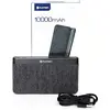 Image de Platinet Powerbank fabric braided with 10,000 mAh graphite (44385) (10000 mAh, 5 W, 37 Wh), Chargeur de secours, Gris