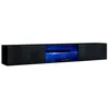 Image de Meuble TV LED Design "Switch III" 180cm Noir