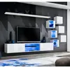 Image de Ensemble Meuble TV Design "Switch XXI" 260cm Blanc